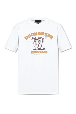 White T-shirt with logo Dsquared2 - Vitkac AS